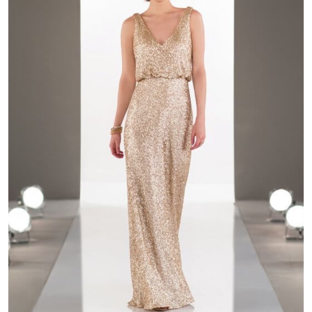 Gold dress